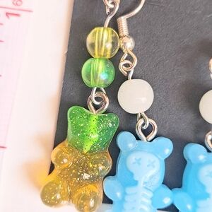 Colorful Gummy Bear Earrings